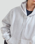 Boyfriend Fleece Zip-Up Hoodie