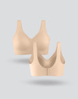 Seamless Vest Bra with Buckle - 2-Pack