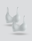 Seamless Non-Buckle Bra 2pcs