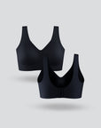 Seamless Vest Bra with Buckle - 2-Pack