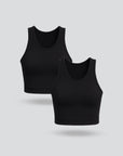 Bra Top with Built-In Pads- 2-Pack