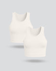 Bra Top with Built-In Pads- 2-Pack