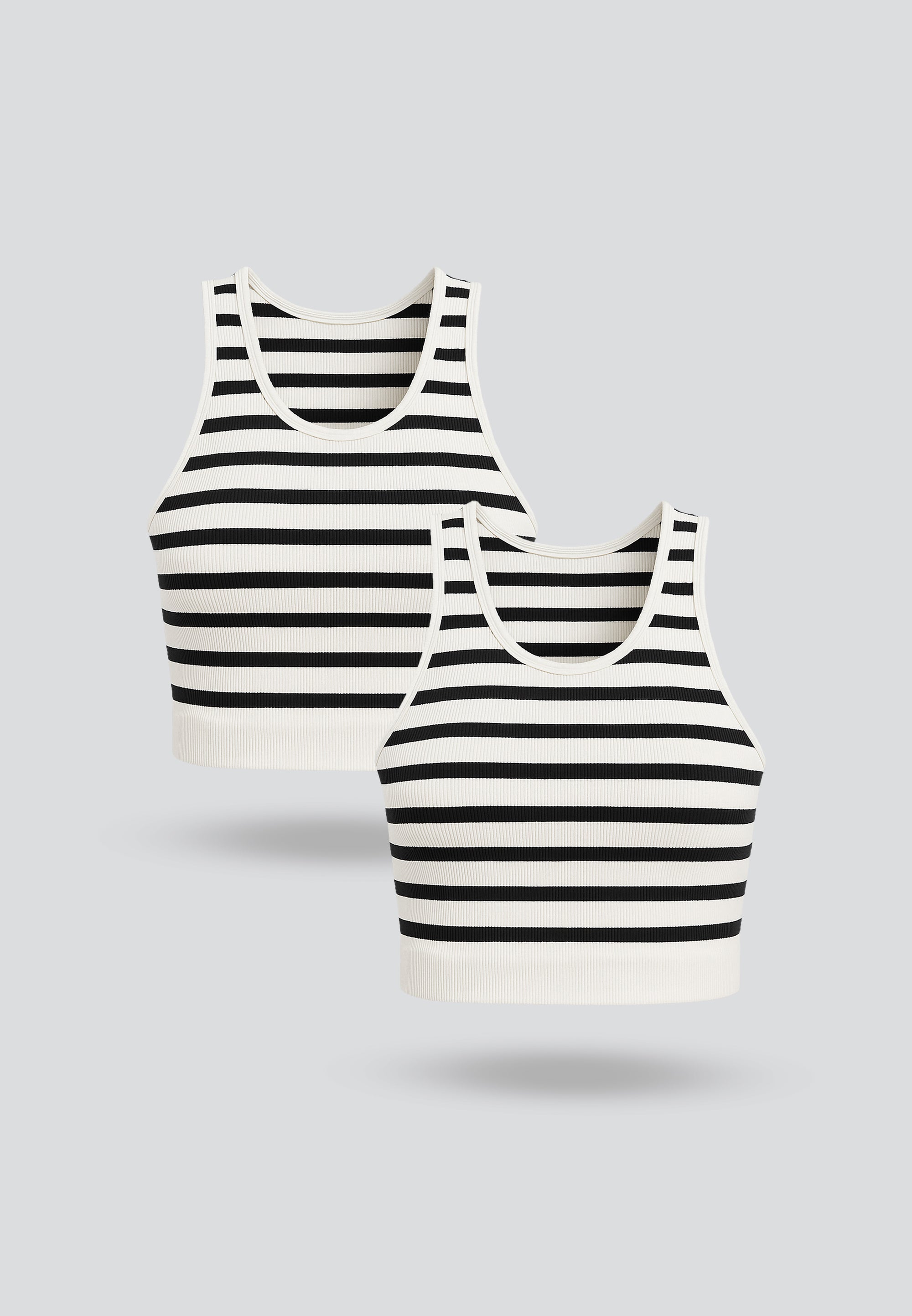 Bra Top with Built-In Pads- 2-Pack