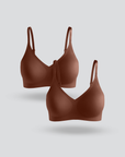 Seamless Non-Buckle Bra 2pcs