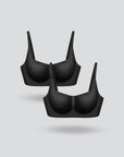Push Up Bra with 3D Support - 2-Pack
