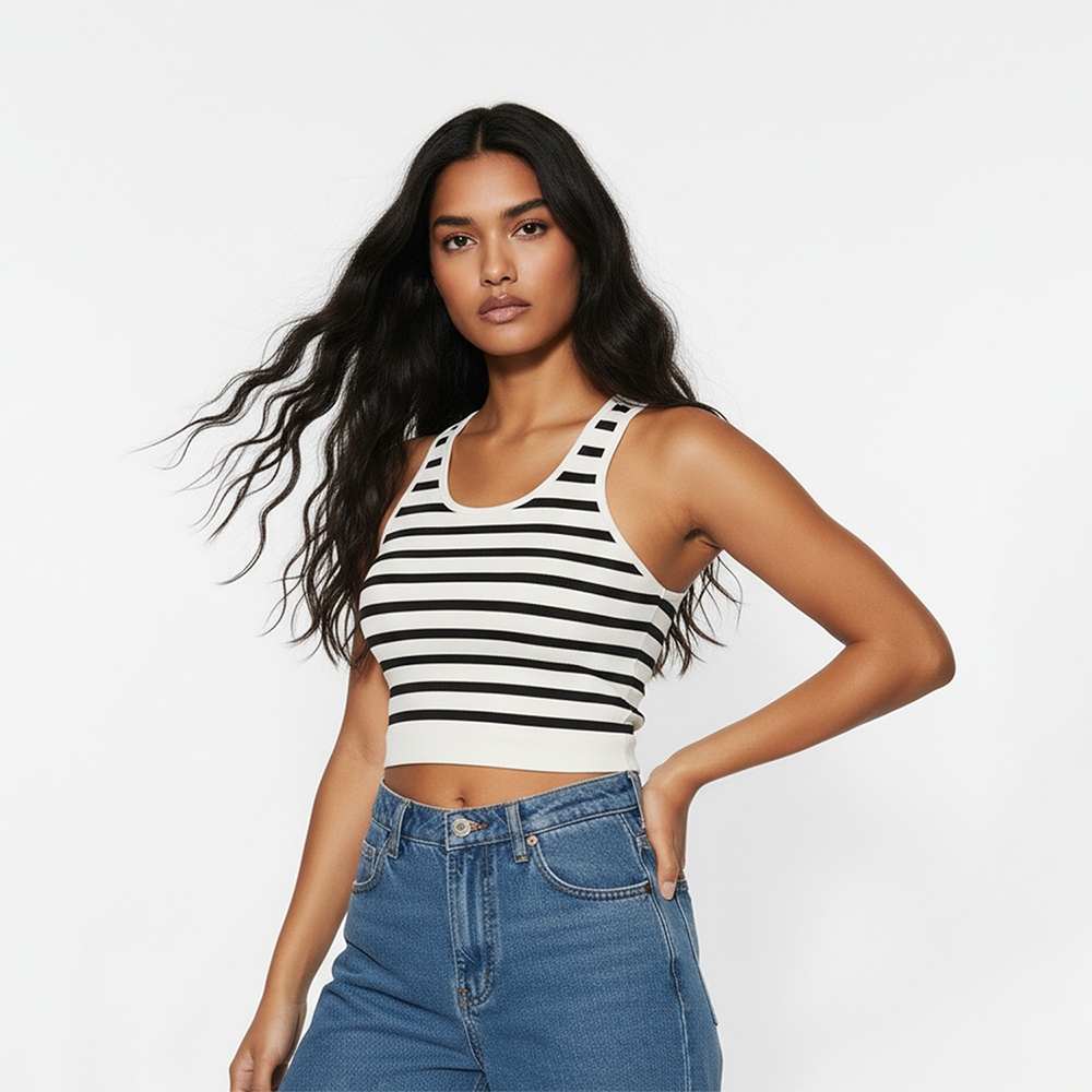 Bra Top with Built-In Pads- Single Pack