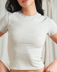 Seamless Short Sleeve Cotton Jersey T-Shirt