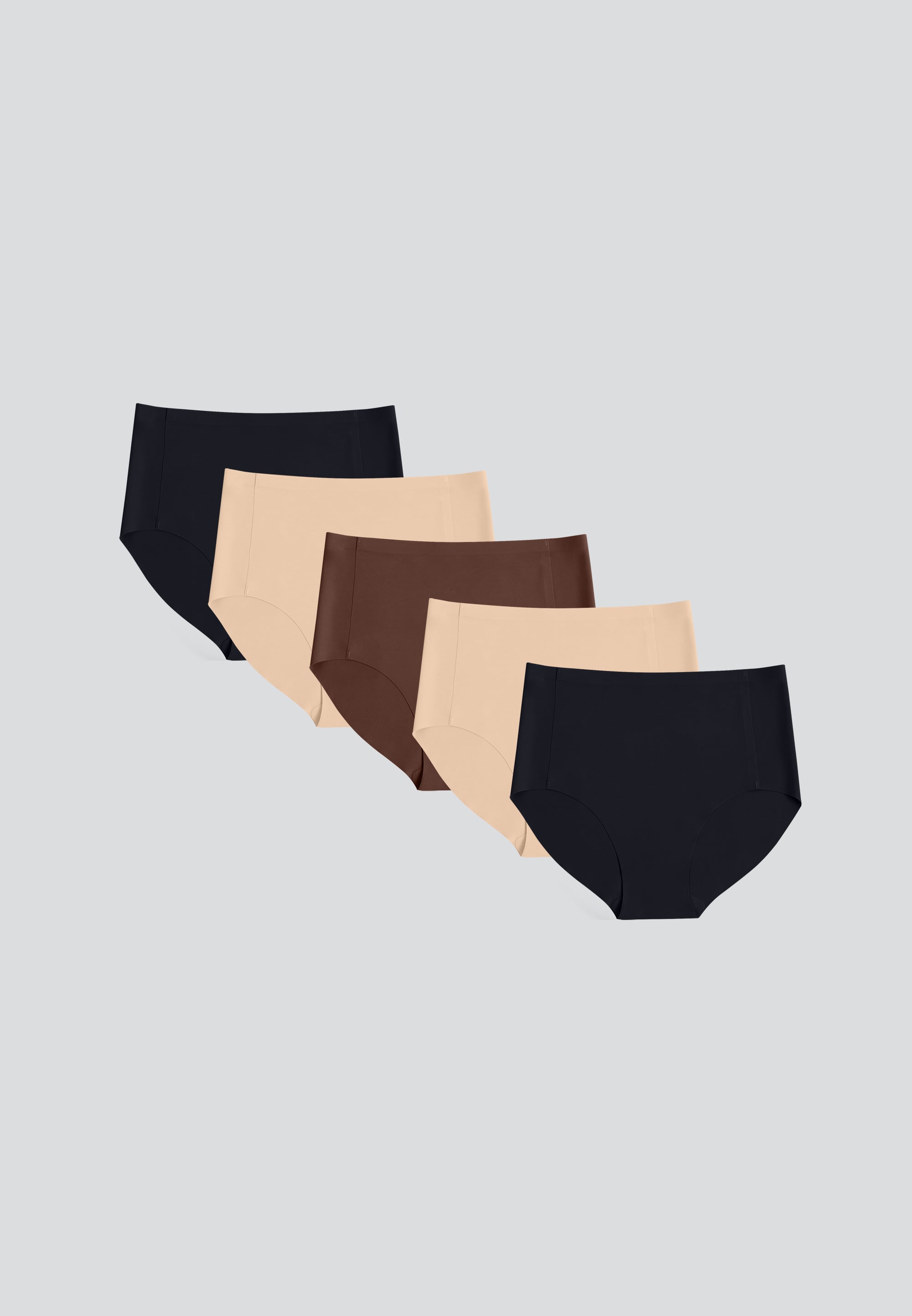 Ultra Thin Seamless High Waist Panty - 5-Pack