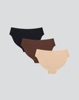 Ultra Thin Seamless Hipster Panty - 3-Pack