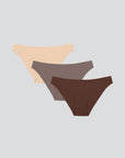 Ultra Thin Seamless Bikini Panty 3pcs