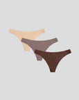 Ultra Thin Seamless Thong 3pcs