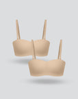 Seamless Bandeau Bra - 2-Pack