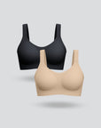 Plus Size Seamless Buckle Bra - 2-Pack