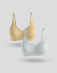Seamless Non-Buckle Bra 2pcs