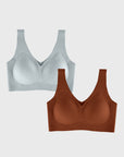 Seamless Vest Bra - 2-Pack