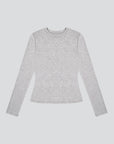 Seamless Long Sleeve Cotton Jersey T-Shirt