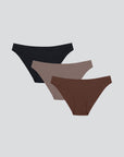 Ultra Thin Seamless Bikini Panty 3pcs