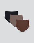 Ultra Thin Seamless High Waist Panty 3pcs