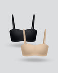 Seamless Bandeau Bra - 2-Pack
