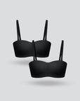 Seamless Bandeau Bra - 2-Pack