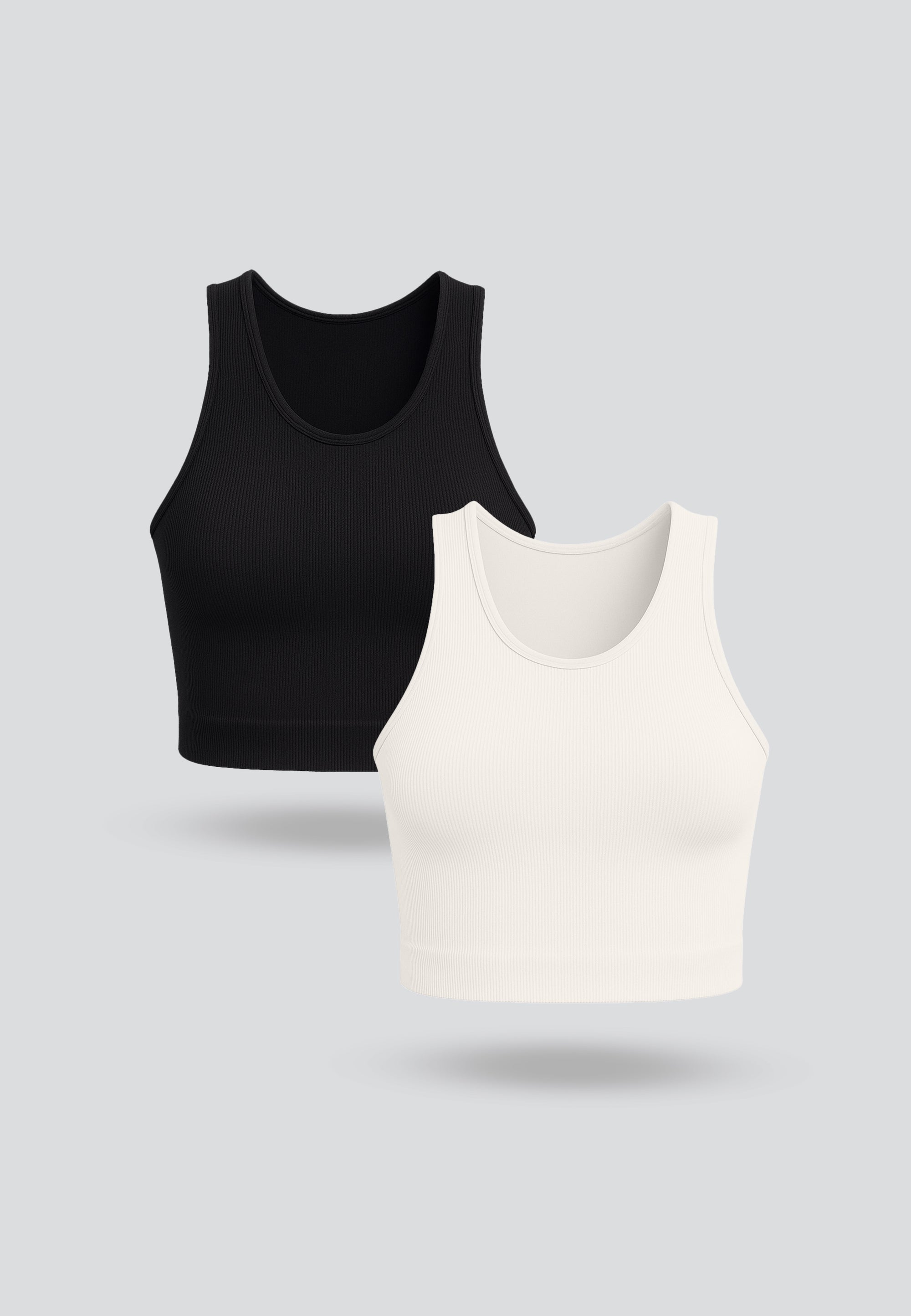 Bra Top with Built-In Pads- 2-Pack