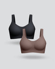 Plus Size Seamless Bra 2pcs