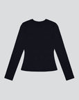 Seamless Long Sleeve Cotton Jersey T-Shirt