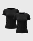 Short-Sleeve Double Lining T-Shirt 2pcs