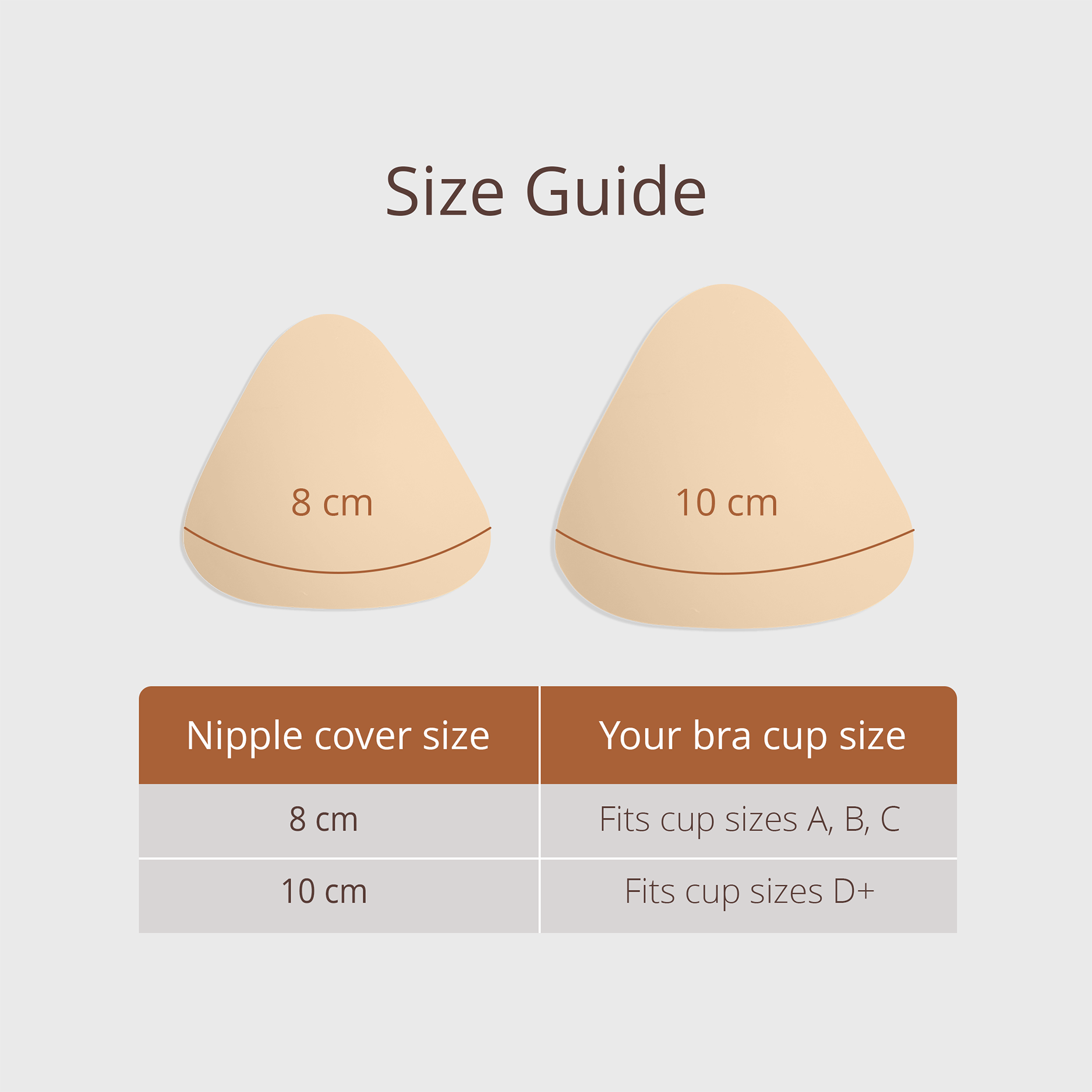 Triangle Silicone Nipple Cover