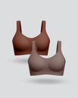 Plus Size Seamless Bra 2pcs
