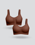 Plus Size Seamless Bra 2pcs