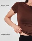 Short-Sleeve Double Lining T-Shirt 2pcs
