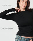 Long Sleeves Double Lining T-Shirt