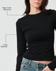 Long Sleeves Double Lining T-Shirt