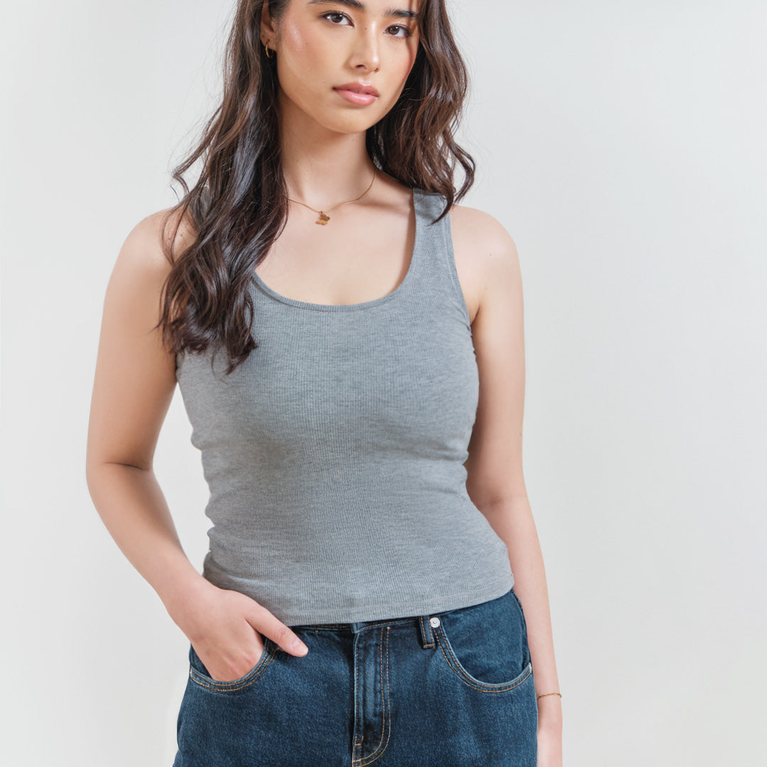 Cotton Rib Tank Top