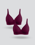 Seamless Buckle Bra 2pcs