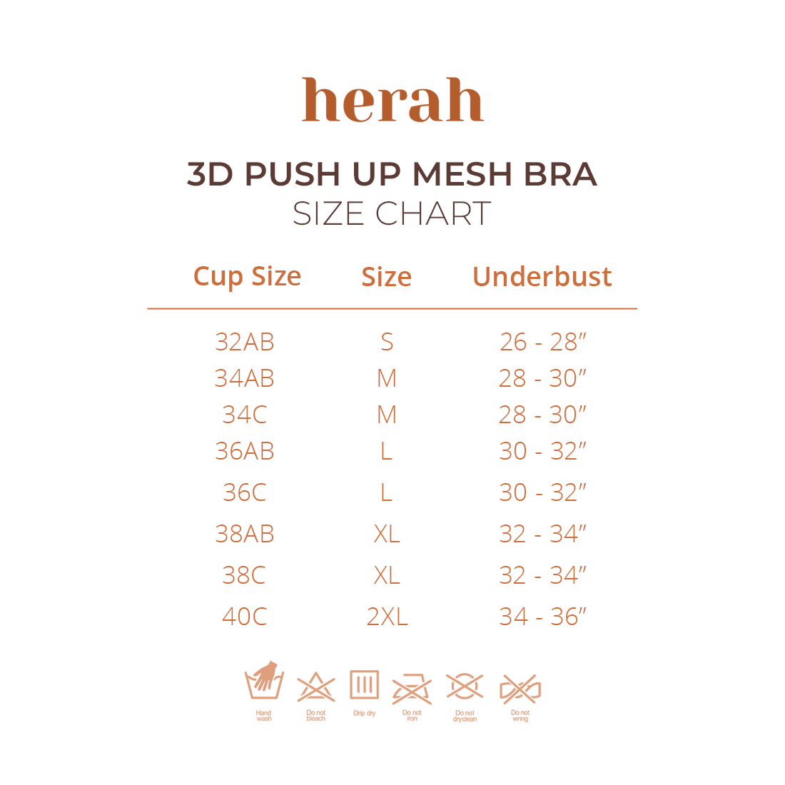 3D Push Up Mesh Bra 2pcs