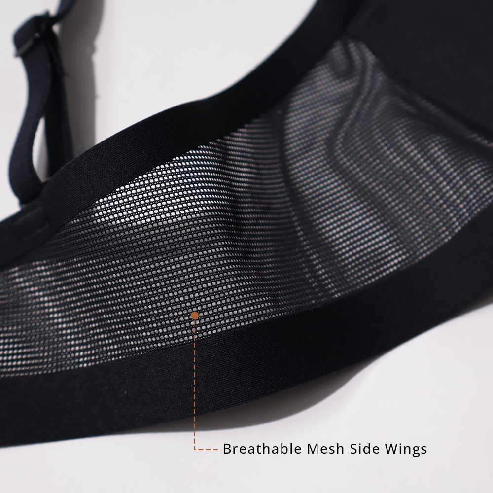 3D Push Up Mesh Bra 2pcs