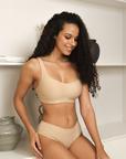 Square Neck Seamless Bra