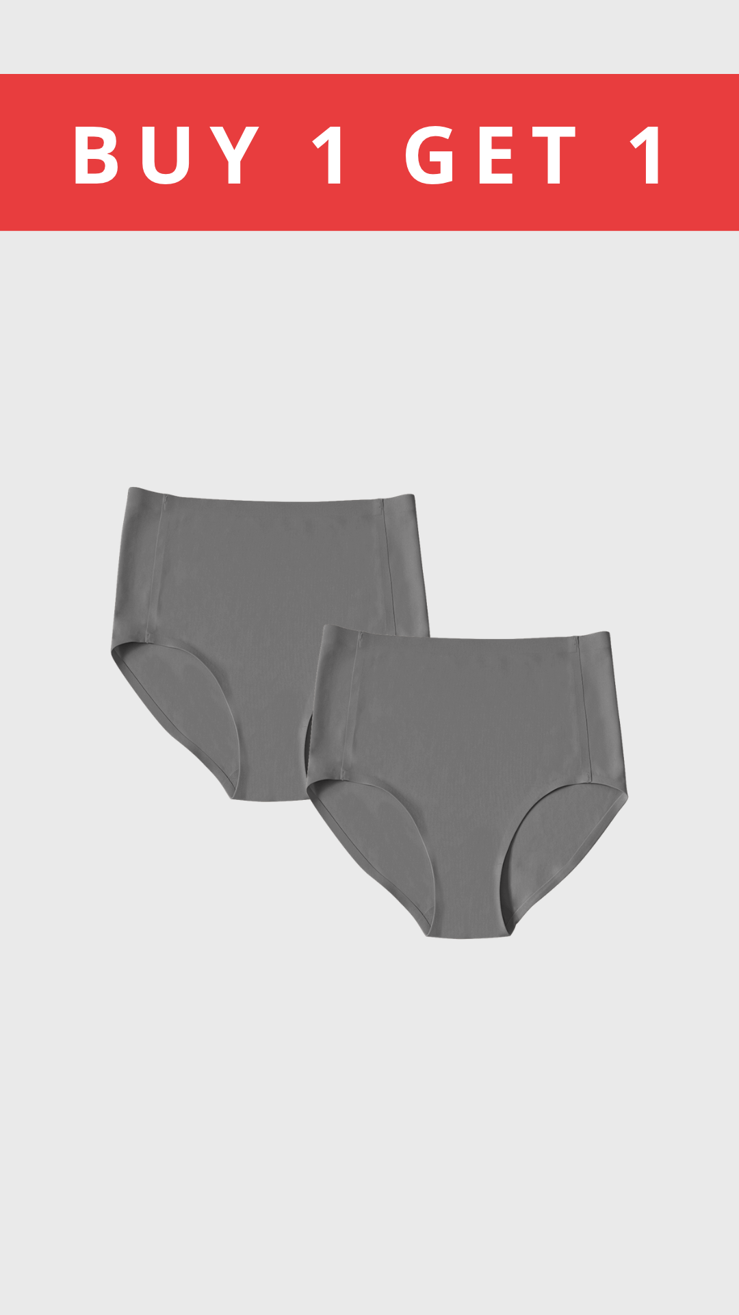 Buy 1 Get 1 Seamless High Waist Panty