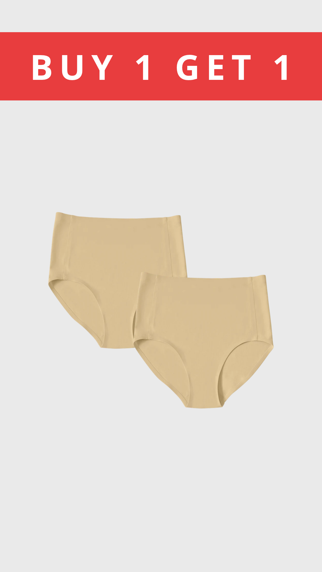 Buy 1 Get 1 Seamless High Waist Panty