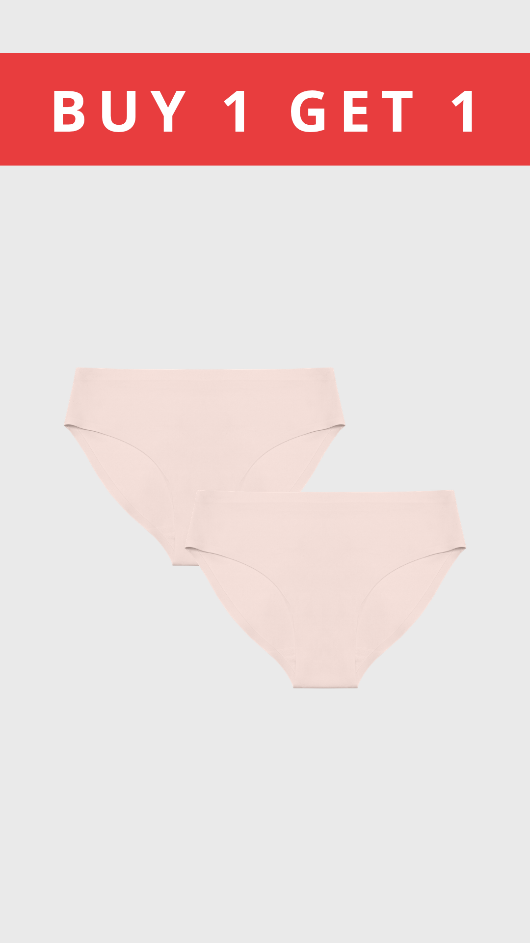 Buy 1 Get 1 Seamless Hipster Panty