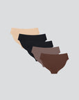 Ultra Thin Seamless Hipster Panty 5pcs