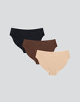 Ultra Thin Seamless Hipster Panty - 3-Pack