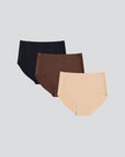 Ultra Thin Seamless High Waist Panty - 3-Pack