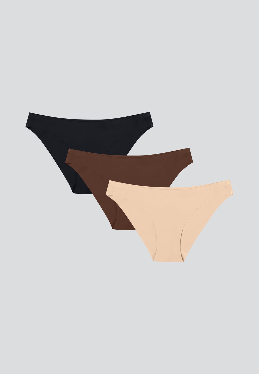 Ultra Thin Seamless Bikini Panty 3pcs