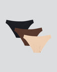 Ultra Thin Seamless Bikini Panty - 3-Pack