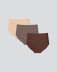 Ultra Thin Seamless High Waist Panty 3pcs