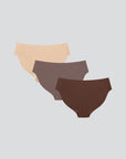 Ultra Thin Seamless Hipster Panty 3pcs
