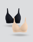 Seamless Buckle Bra 2pcs